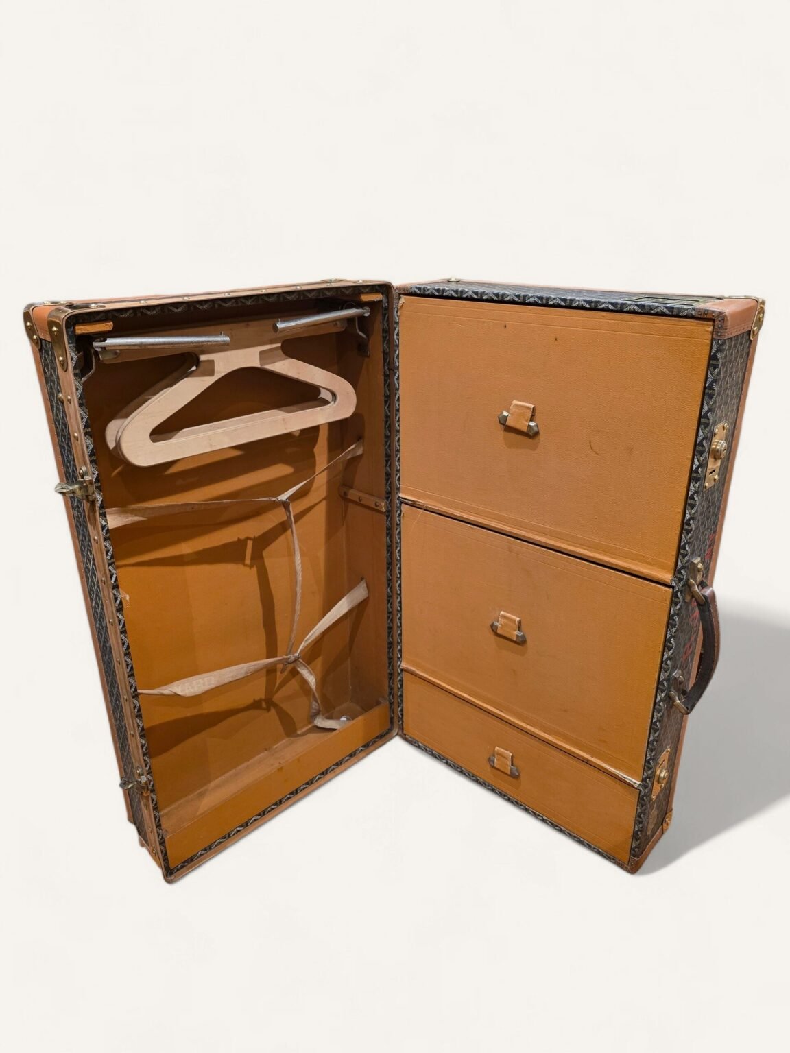 malle penderie Goyard vintage