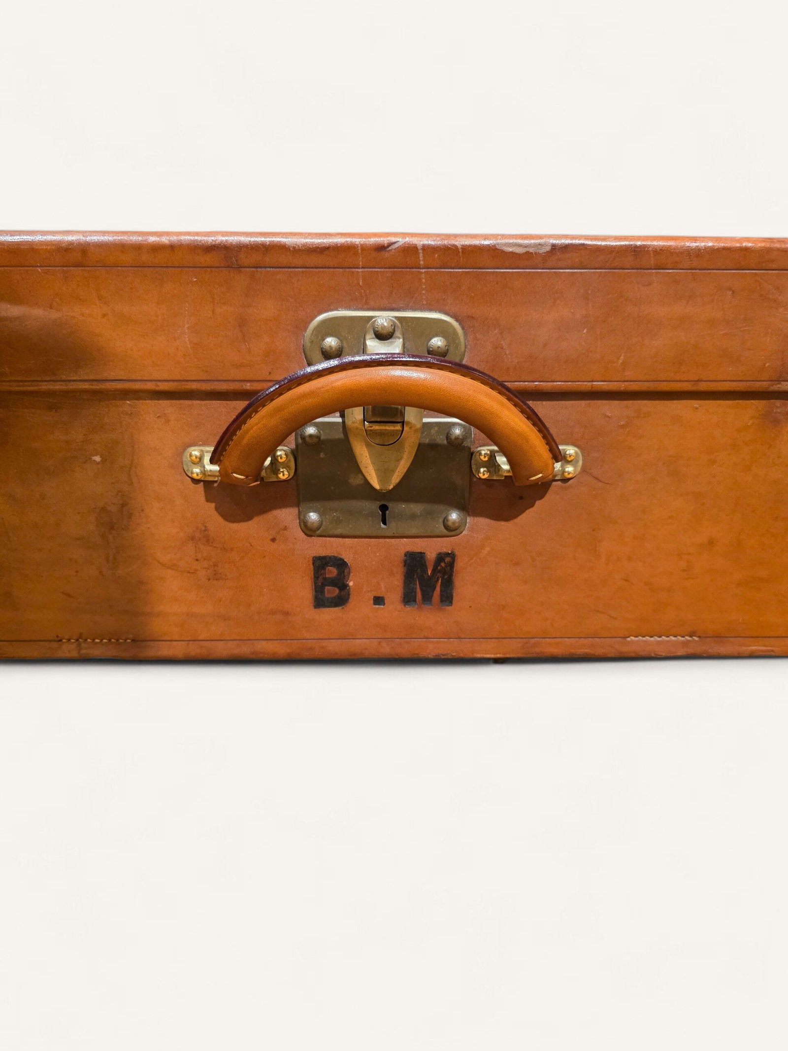 valise Louis Vuitton vintage cuir années 30