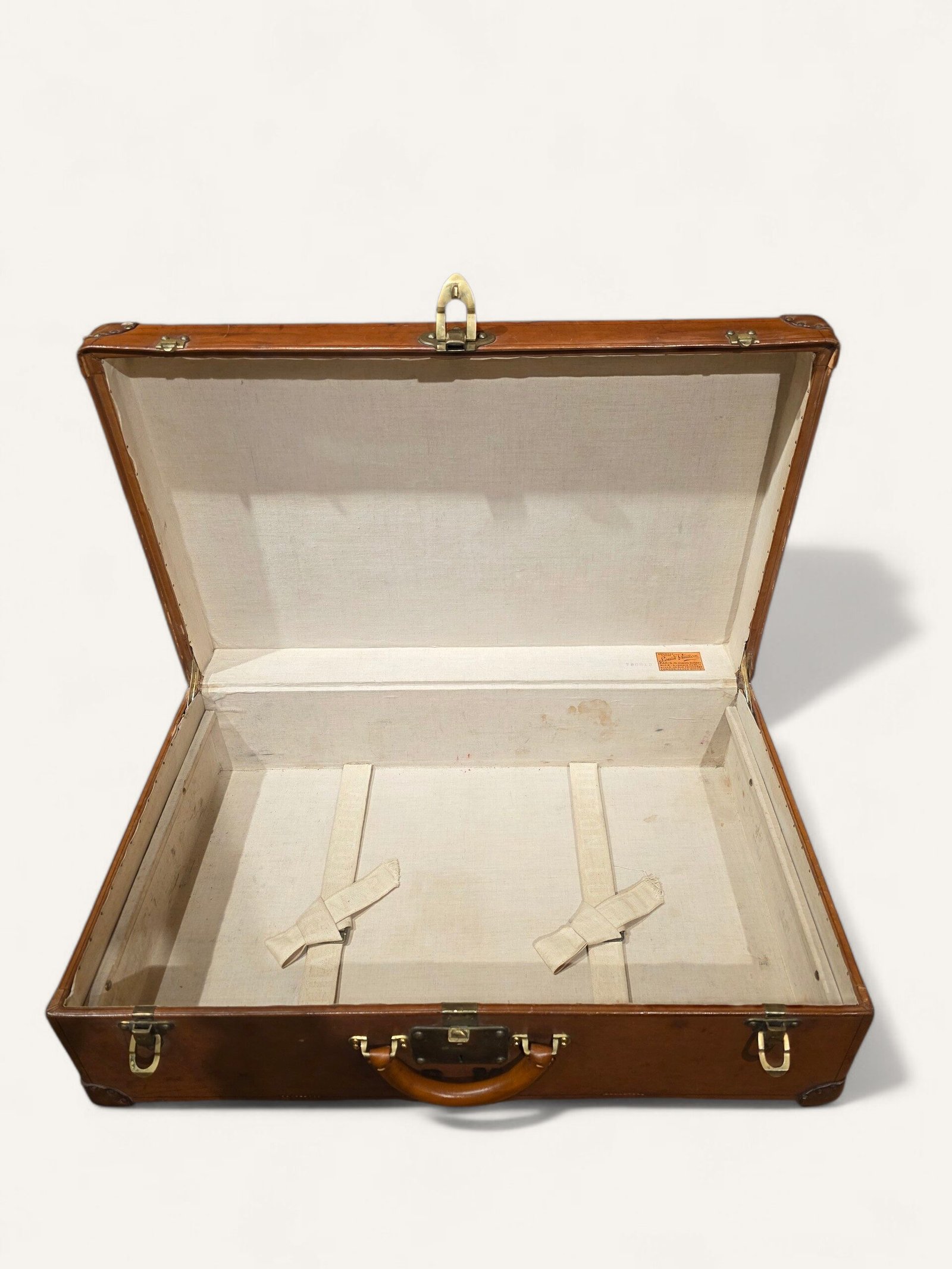 valise Louis Vuitton vintage cuir années 30