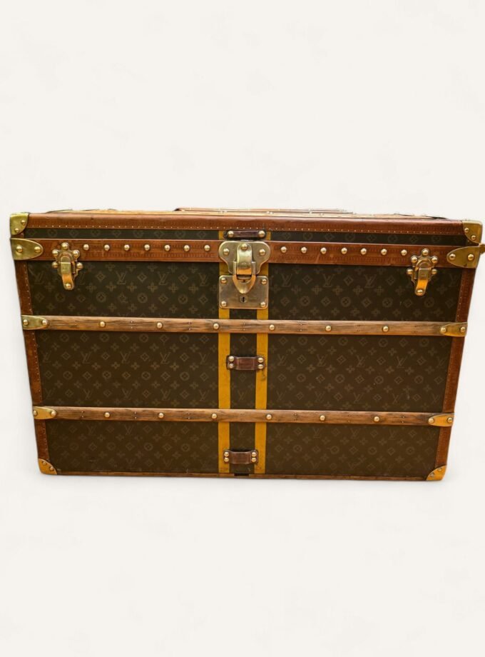 malle Louis Vuitton table basse monogram vintage