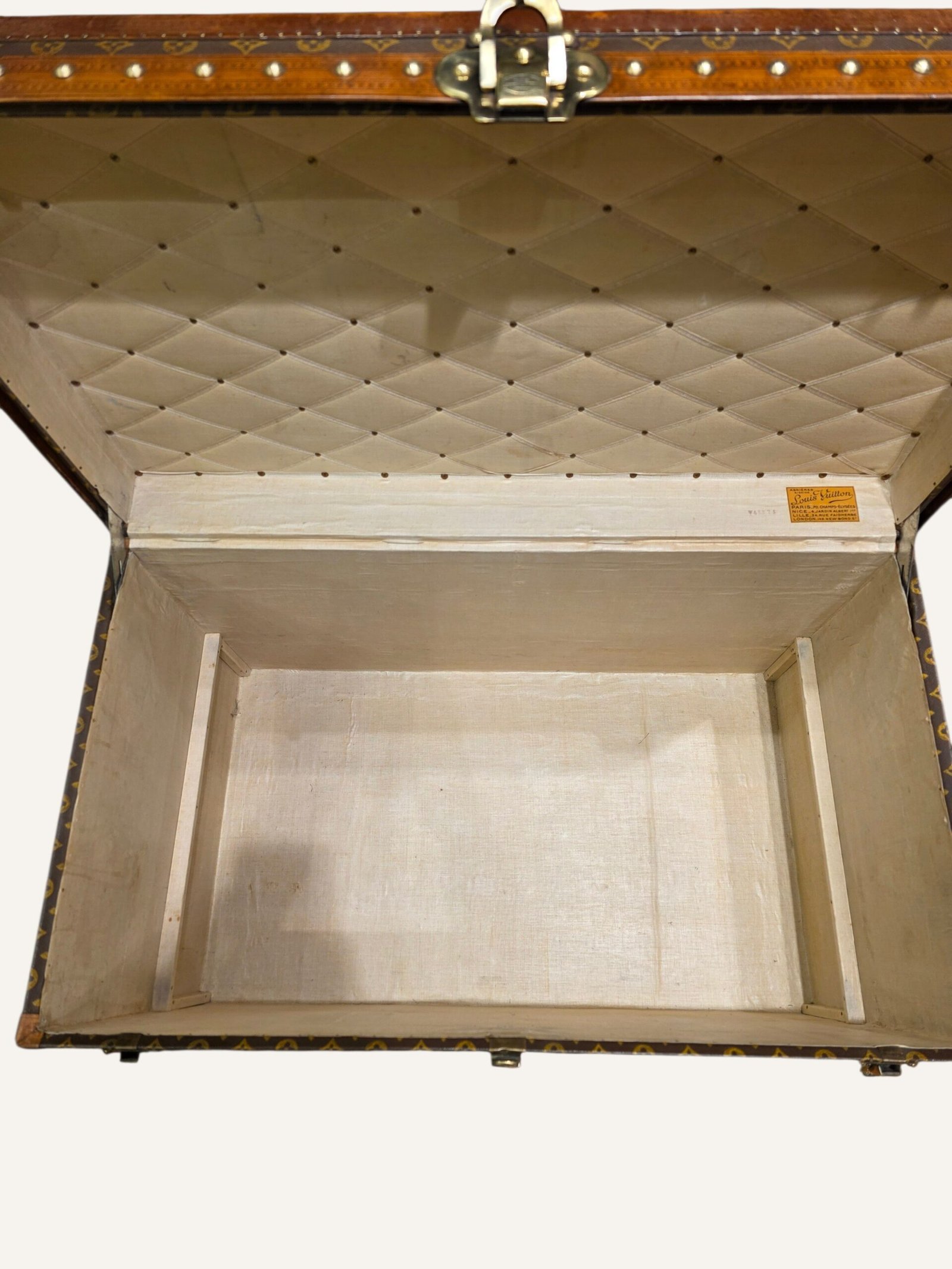 malle Louis Vuitton courrier ancienne 1910