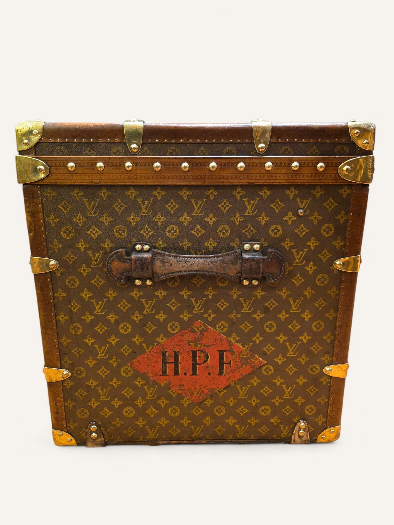 malle Louis Vuitton courrier ancienne 1910