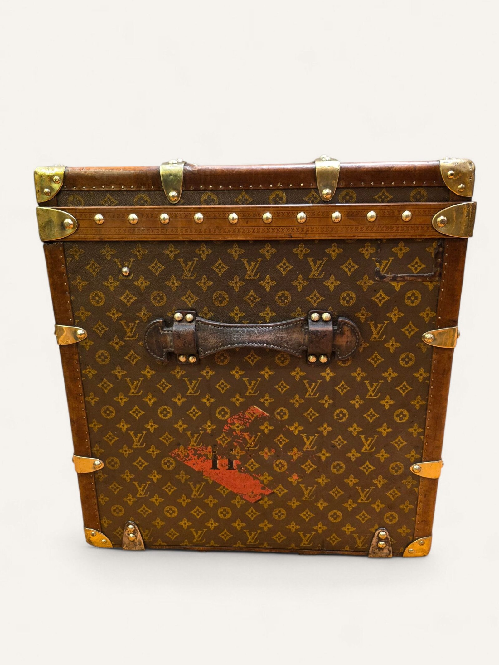 malle Louis Vuitton courrier ancienne 1910