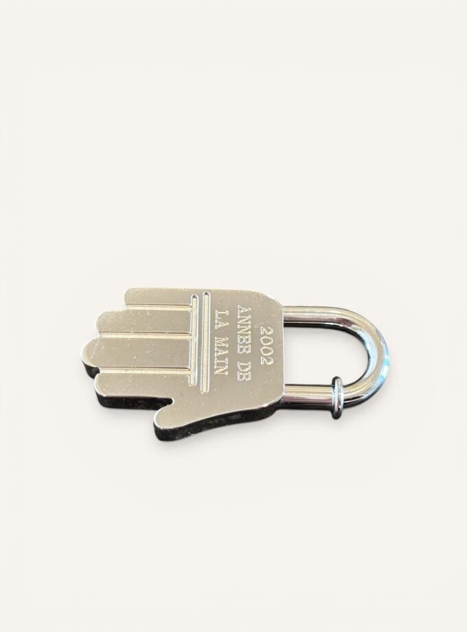 Bijou de sac Hermès Année de la Main argenté