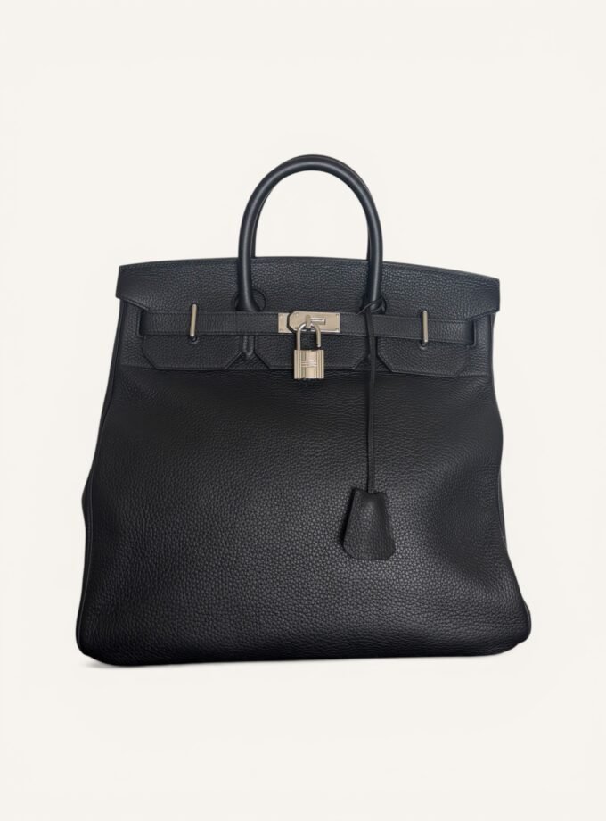 sac Hermès HAC 40 togo noir palladium 2010