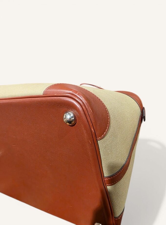 Sac Hermès Bolide Toile & Cuir 2009