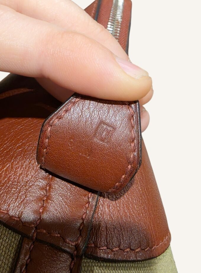 Sac Hermès Bolide Toile & Cuir 2009