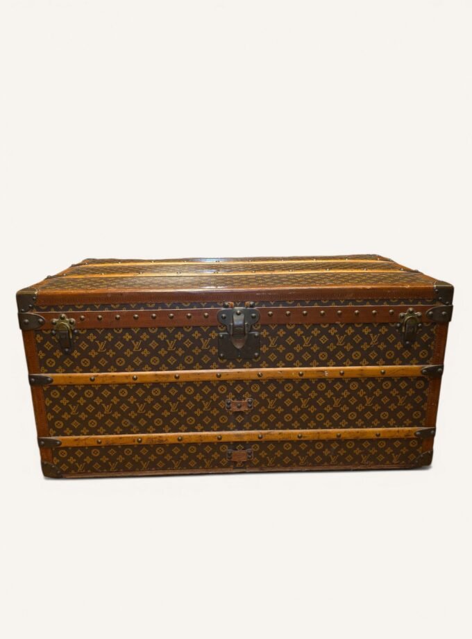 malle Louis Vuitton courrier ancienne monogram 1915