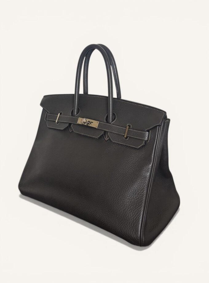 Sac Hermès Birkin 35 Gris Palladium