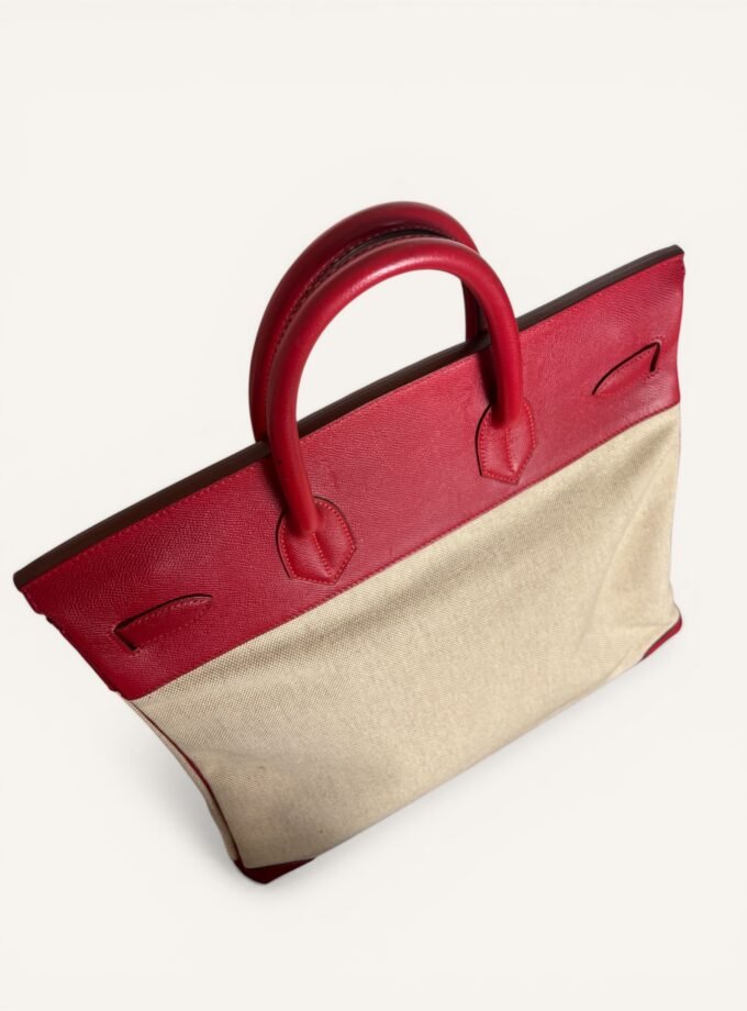 Sac Hermès HAC 40 Toile & Cuir Courchevel
