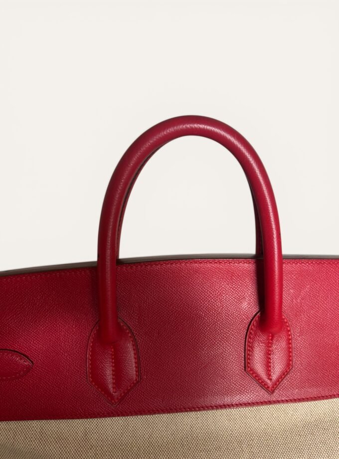 Sac Hermès HAC 40 Toile & Cuir Courchevel