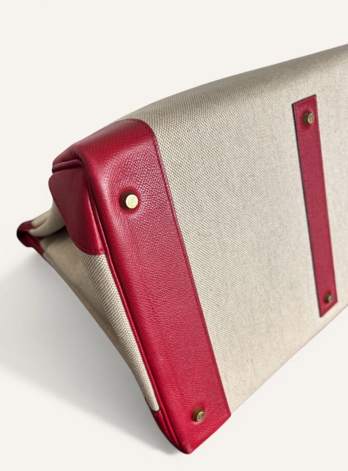 Sac Hermès HAC 40 Toile & Cuir Courchevel