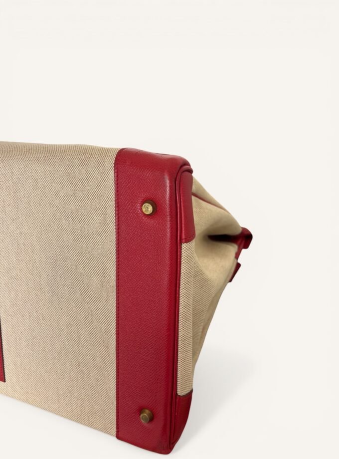 Sac Hermès HAC 40 Toile & Cuir Courchevel