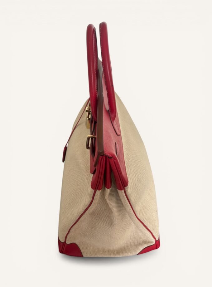 Sac Hermès HAC 40 Toile & Cuir Courchevel