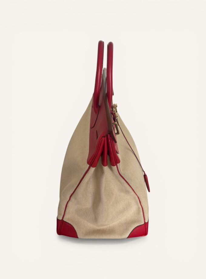 Sac Hermès HAC 40 Toile & Cuir Courchevel