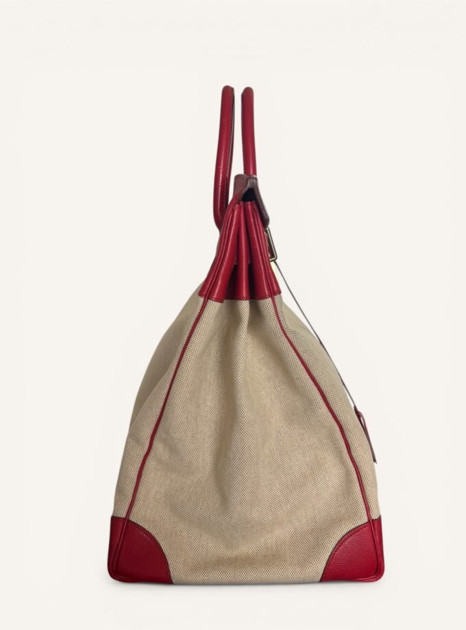 Sac Hermès HAC 40 Toile & Cuir Courchevel