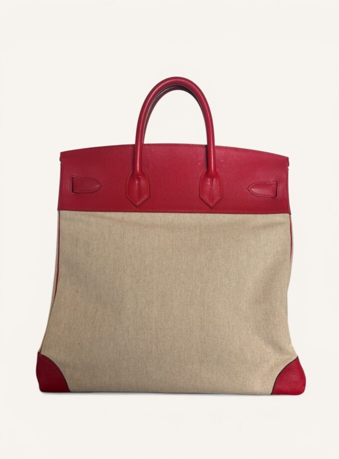 Sac Hermès HAC 40 Toile & Cuir Courchevel