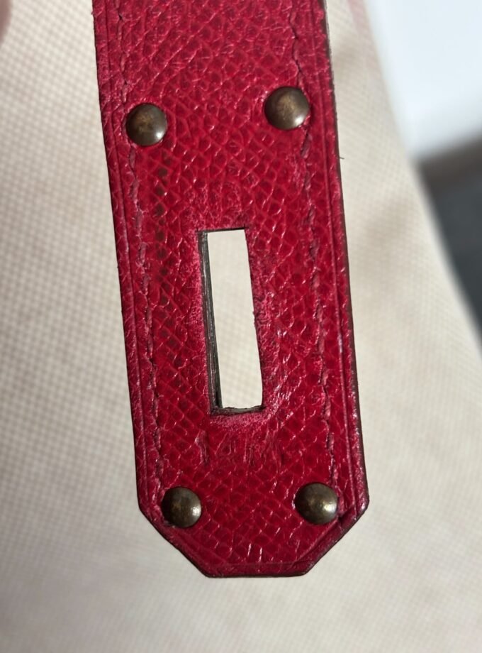 Sac Hermès HAC 40 Toile & Cuir Courchevel