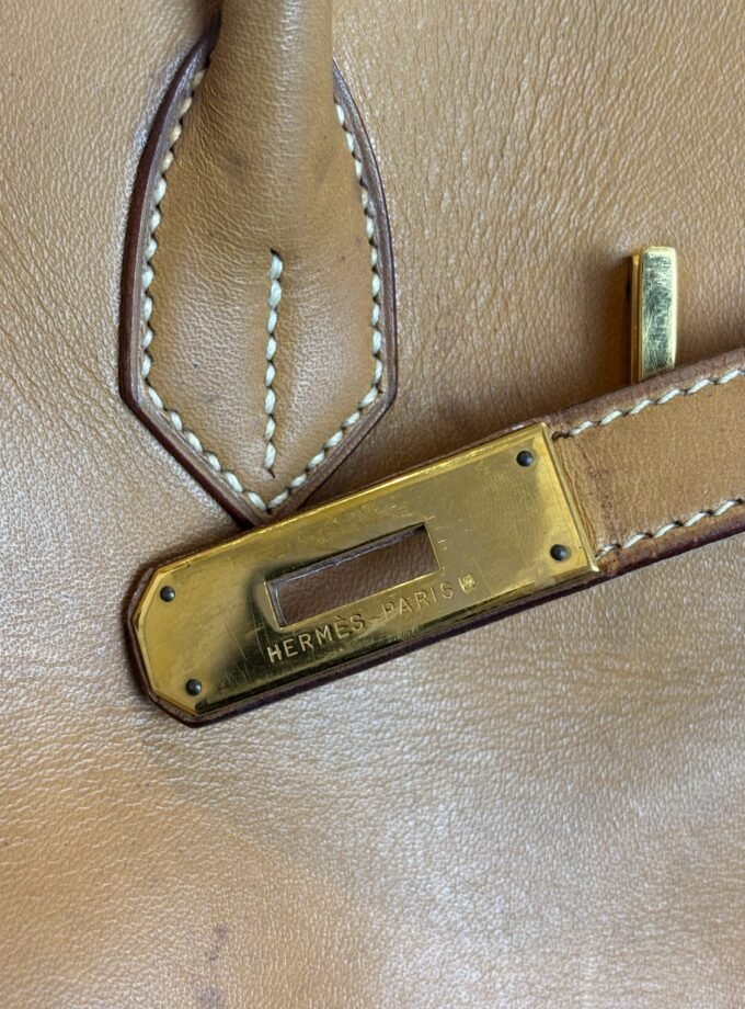 Sac Hermès HAC 32 Vintage Vache Naturelle