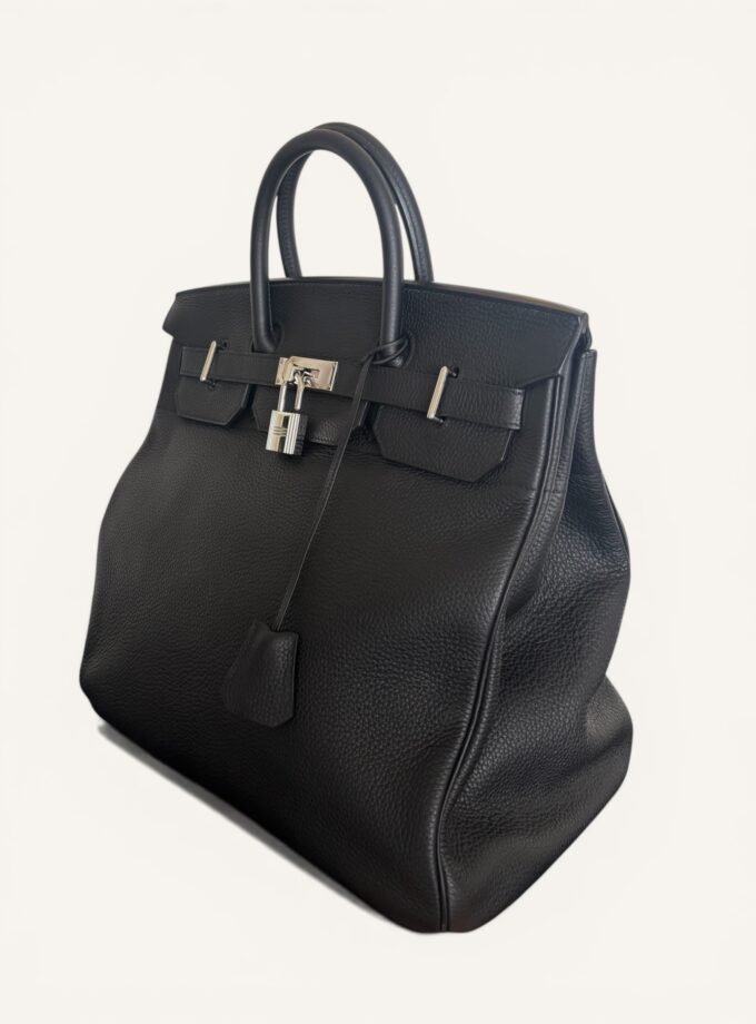 Sac Hermès HAC 40 Togo Noir Palladium