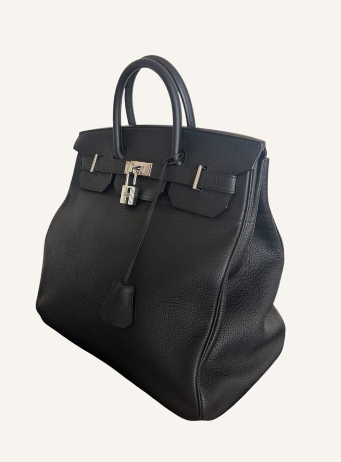Sac Hermès HAC 40 Togo Noir Palladium