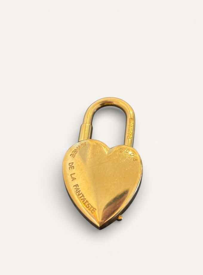 Bijou de sac Hermès Cœur Doré