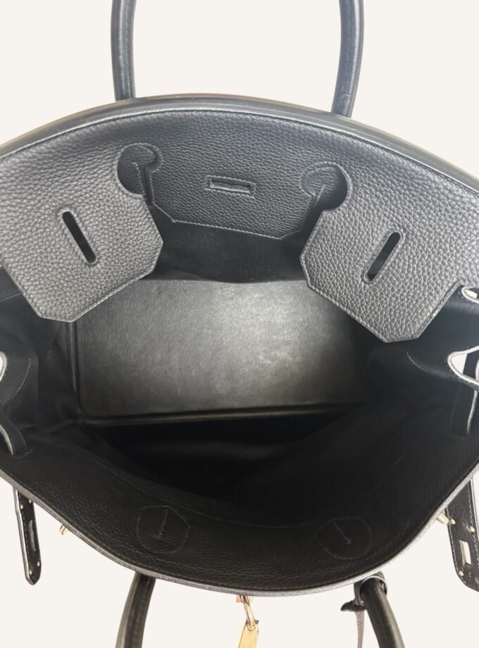 Sac Hermès HAC 40 Togo Noir Palladium