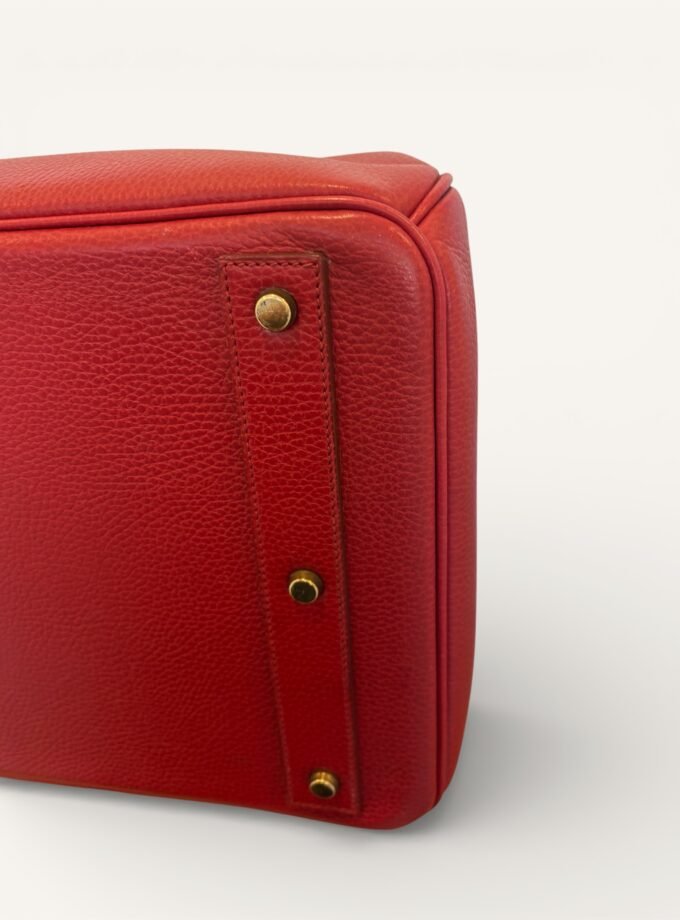 Sac Hermès HAC 45 Ardennes Rouge