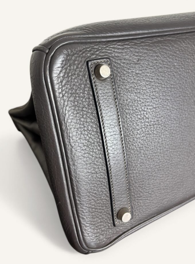 Sac Hermès Birkin 35 Gris Palladium