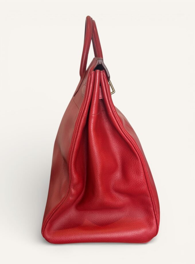 Sac Hermès HAC 45 Ardennes Rouge