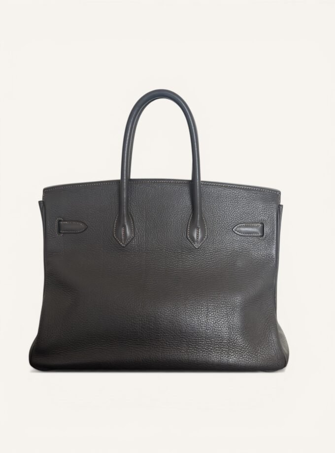 Sac Hermès Birkin 35 Gris Palladium