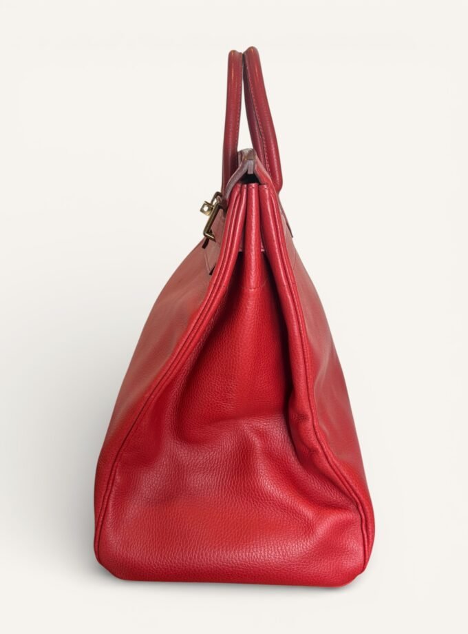 Sac Hermès HAC 45 Ardennes Rouge