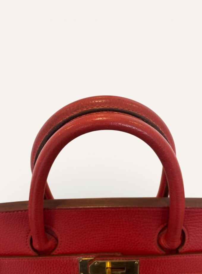 Sac Hermès HAC 45 Ardennes Rouge