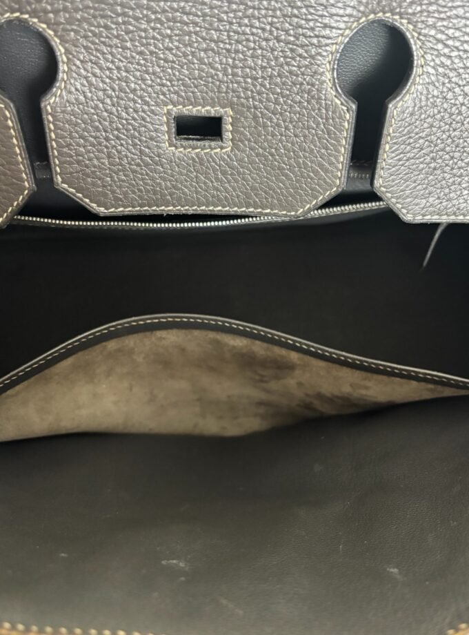 Sac Hermès Birkin 35 Gris Palladium