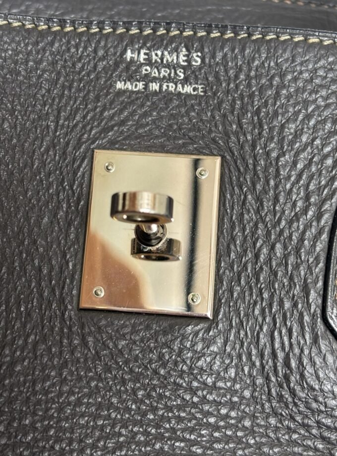 Sac Hermès Birkin 35 Gris Palladium