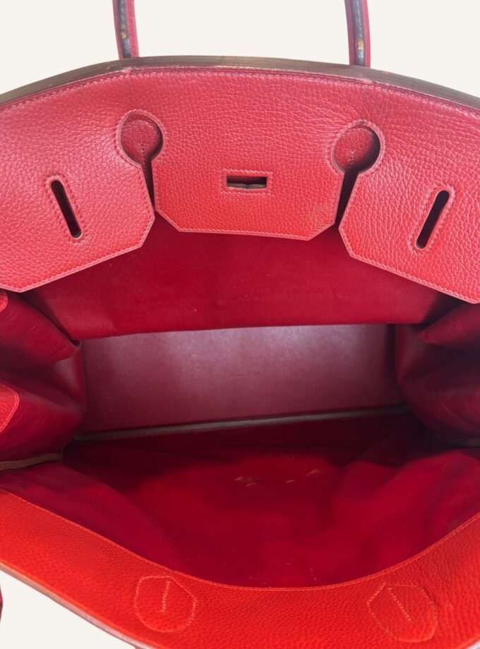 Sac Hermès HAC 45 Ardennes Rouge