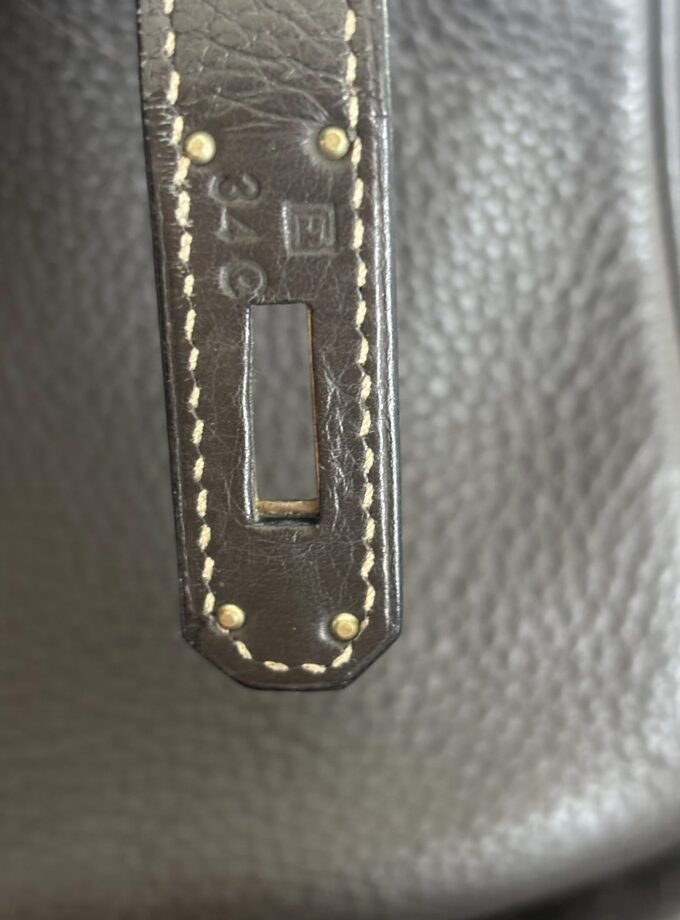 Sac Hermès Birkin 35 Gris Palladium