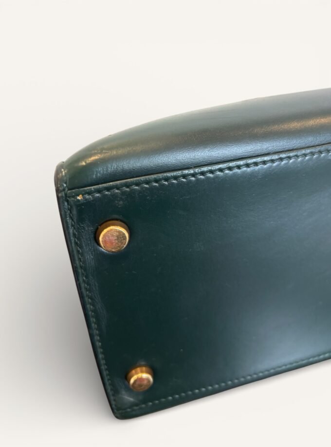 Sac Hermès Kelly 28 Vert Foncé