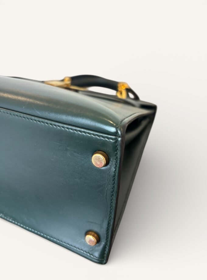 Sac Hermès Kelly 28 Vert Foncé