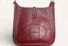 sac Hermès Evelyne PM cuir box rouge faux sac Hermès comment reconnaître