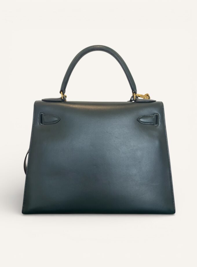 Sac Hermès Kelly 28 Vert Foncé