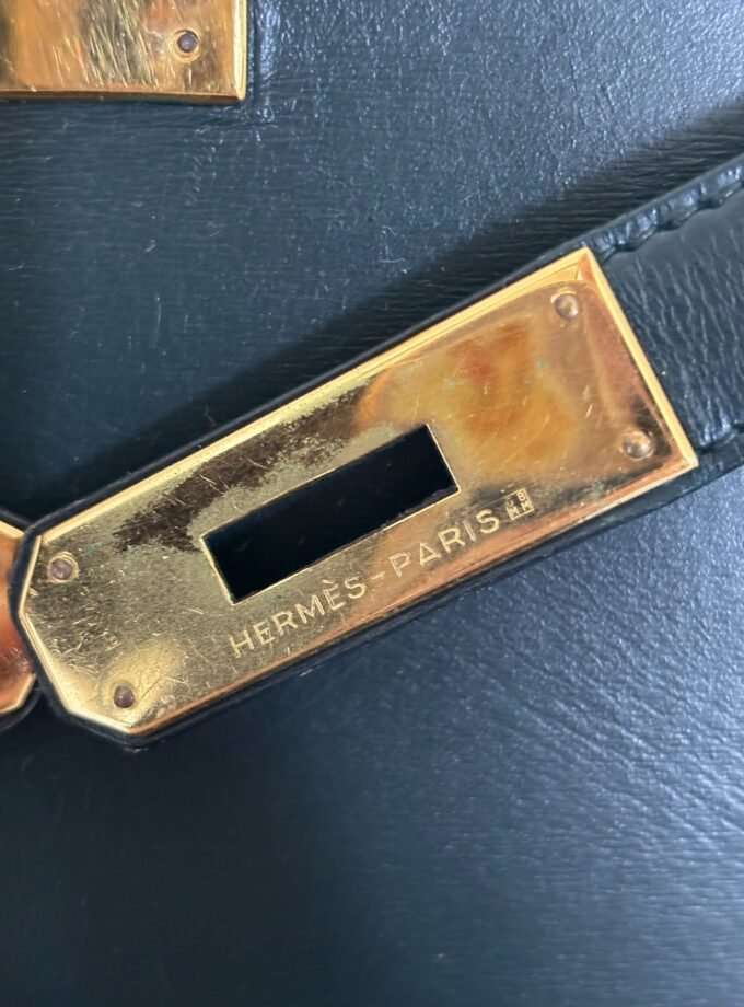 Sac Hermès Kelly 28 Vert Foncé