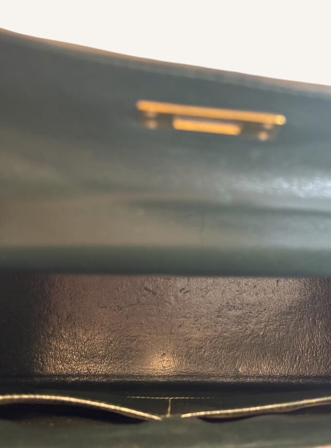 Sac Hermès Kelly 28 Vert Foncé