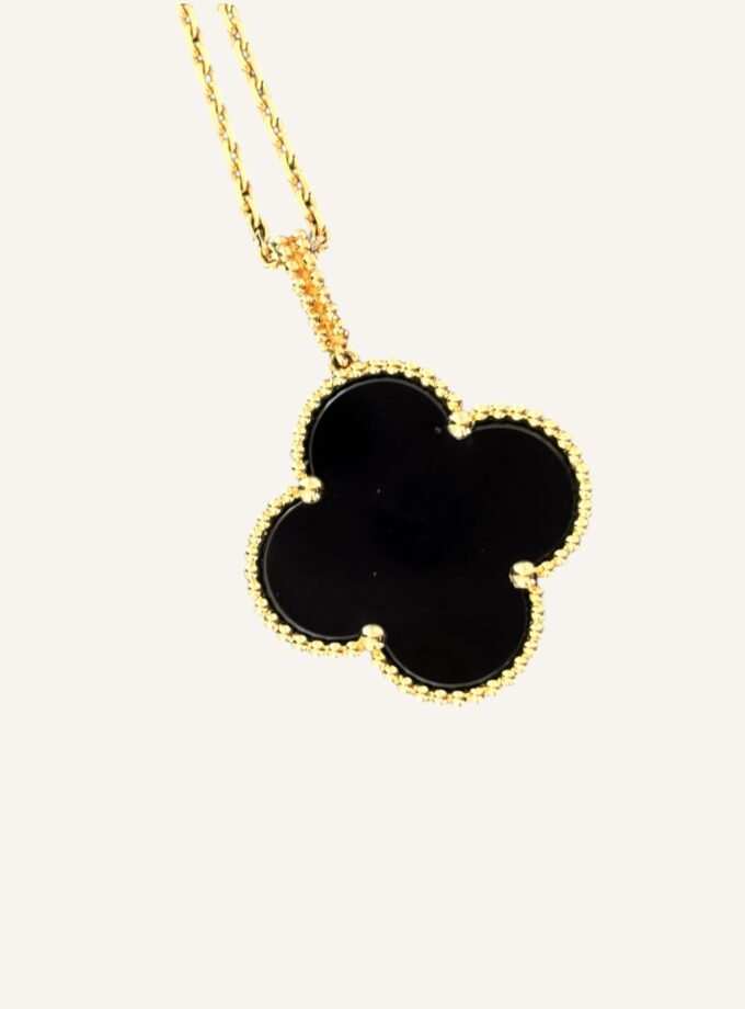 Collier Van Cleef & Arpels Magic Onyx & Or Jaune