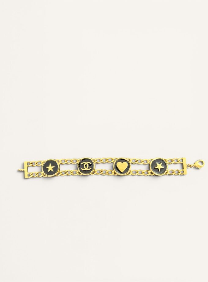 Bracelet Chanel Icon Doré Vintage | Chanel