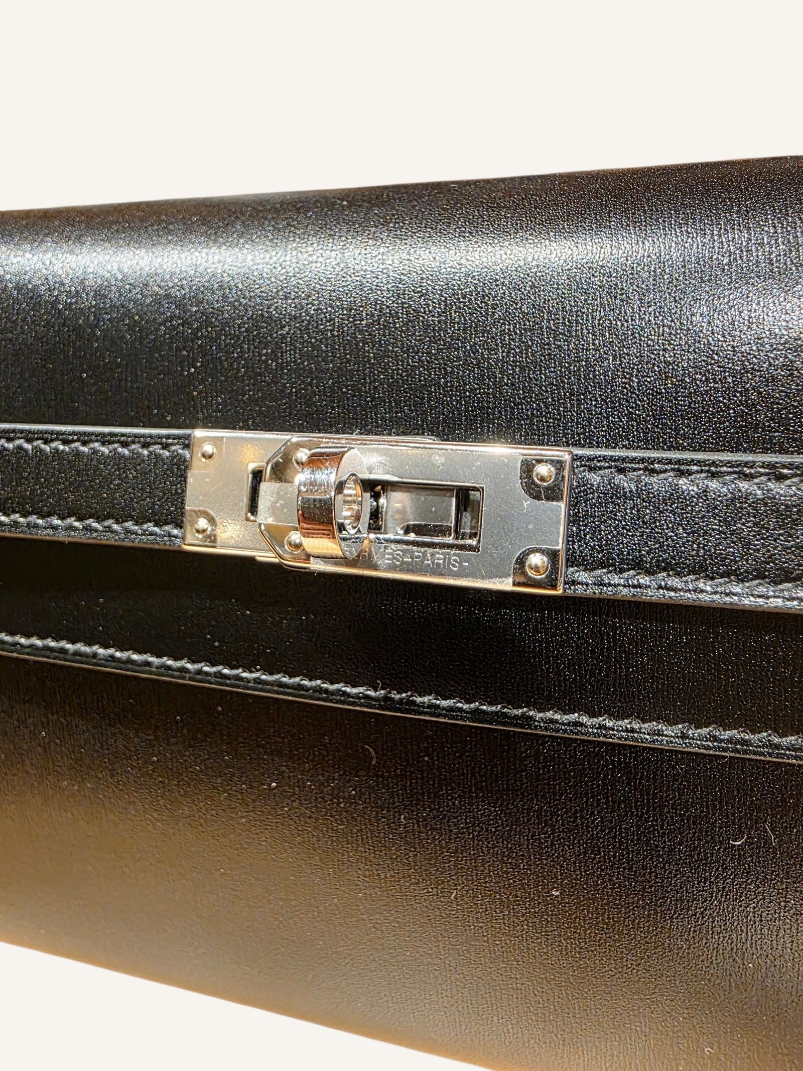 sac Hermès Kelly To Go box noir palladium 2025