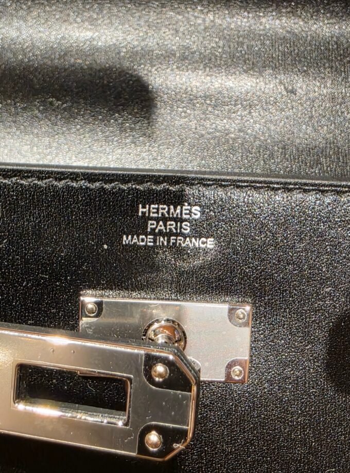 Sac Hermès Kelly To Go Box Noir