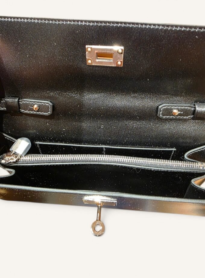 Sac Hermès Kelly To Go Box Noir