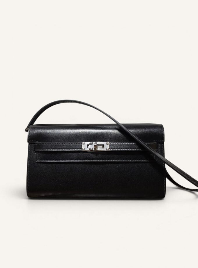 sac Hermès Kelly To Go box noir palladium 2025