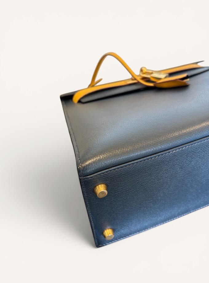 Sac Hermès Kelly 28 Bicolore Epsom